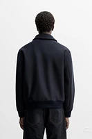 WOOL - CASHMERE BOMBER JACKET