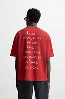 PRINTED TEXT T-SHIRT
