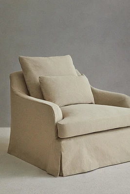 COTTON-ARMCHAIR COVER 01