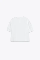 CHEMISE AVEC RAMIE ENTRE-DEUX