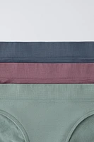 8-14 YEARS/ THREE-PACK OF SEAMLESS SPORTY UNDERWEAR