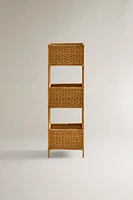 RATTAN STORAGE UNIT