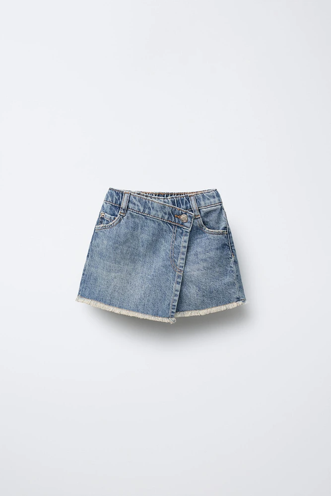 JUPE-SHORT EN JEAN