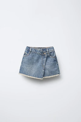 DENIM SKORT