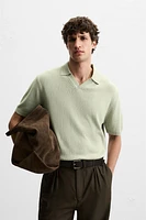 POLO EN MAILLE STRUCTURÉ