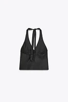 HALTER TIE TOP VEST