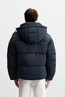 HOODED QUILTED JACKET