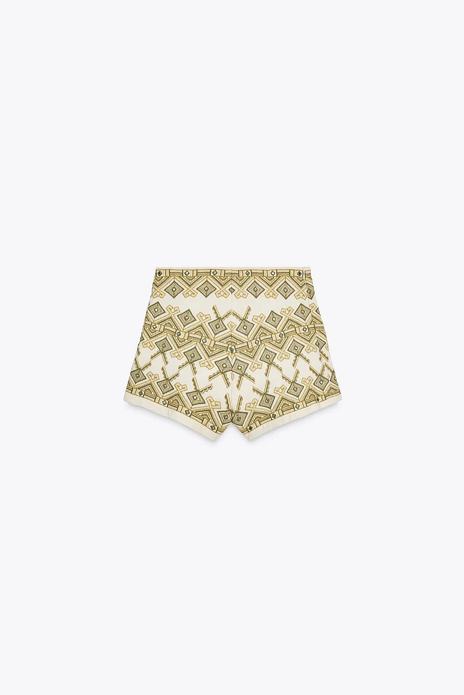 BERMUDA BRODERIES MIROIRS