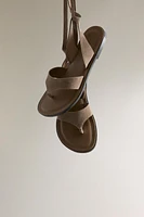 SANDALES CUIR BRIDE CHEVILLE