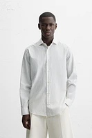 TEXTURED STRIPED SHIRT