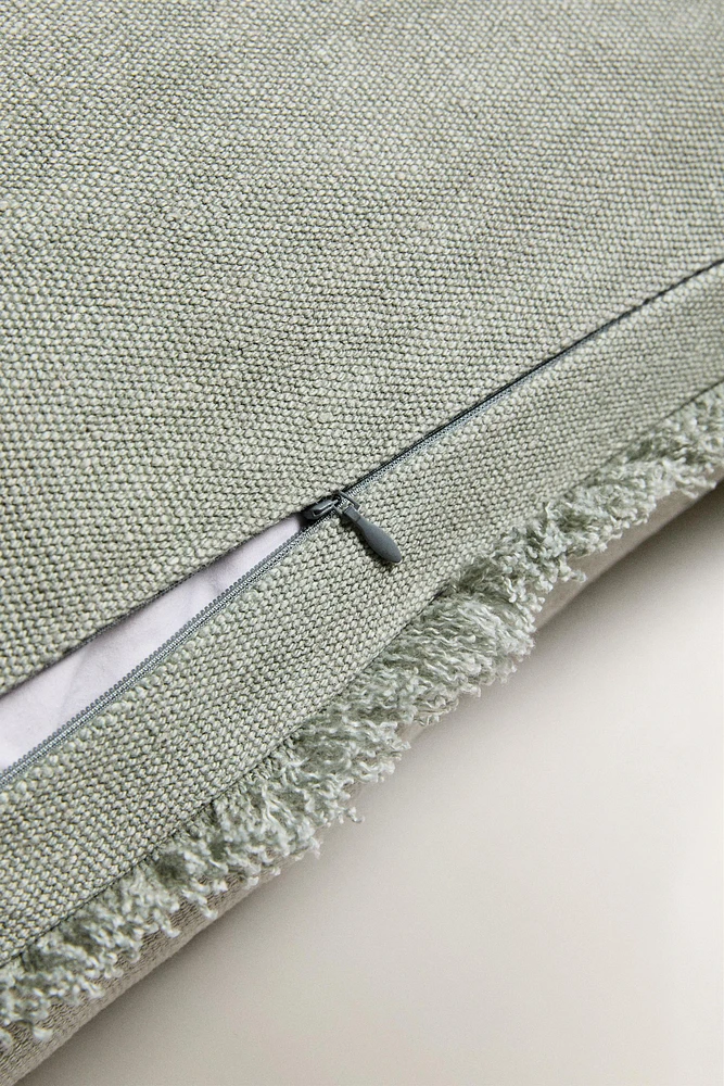 HOUSSE DE COUSSIN FRANGES