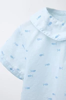 CHEMISE IMPRIMÉE POISSONS