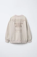 TEXT PRINT SWEATSHIRT