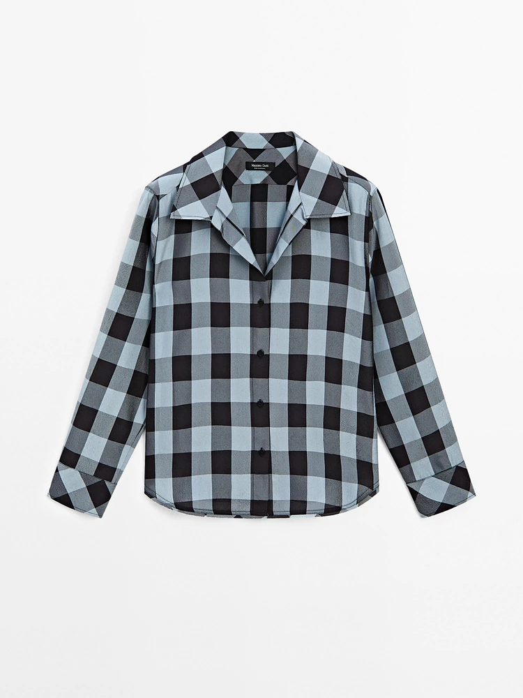 Flowing check shirt