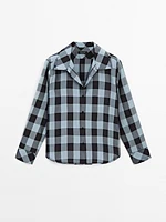Flowing check shirt