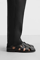 LEATHER FISHERMAN SANDALS