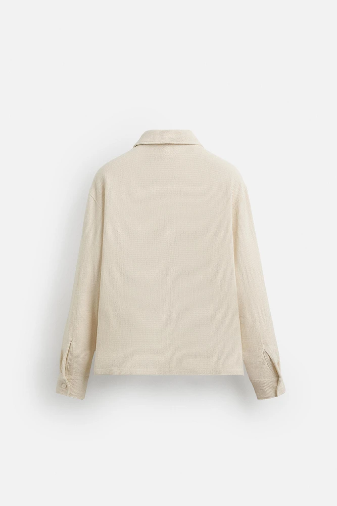 TEXTURED POLO SHIRT