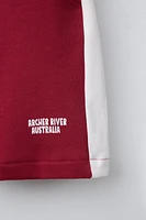 ENSEMBLE T-SHIRT À RAYURES ET BERMUDA SPORTIF