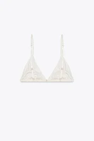 BRASSIÈRE TRIANGLE AVEC SOIE LIMITED EDITION