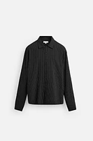 CHEMISE FLUIDE À RAYURES
