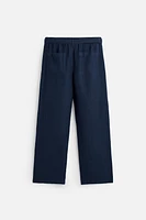 PANTALON 100 % LIN CEINTURE