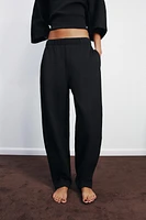 INTERLOCK COCOON PANTS