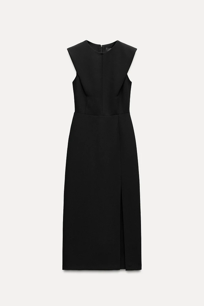 CREPE MIDI DRESS