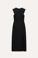 CREPE MIDI DRESS