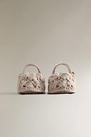 CHUNKY KNIT BALLET FLATS