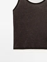 Débardeur double 100 % coton