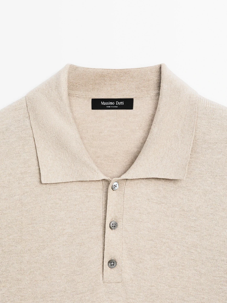 Polo en maille de coton