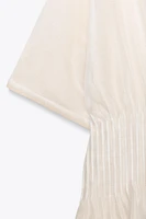 TOP EN MAILLE ET ORGANZA