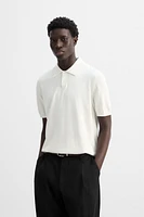 KNIT COTTON POLO SHIRT