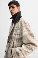TRENCH CROPPED FIT À CARREAUX ÉDITION LIMITÉE
