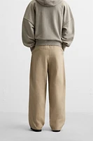 RELAXED FIT SEAM PANTS