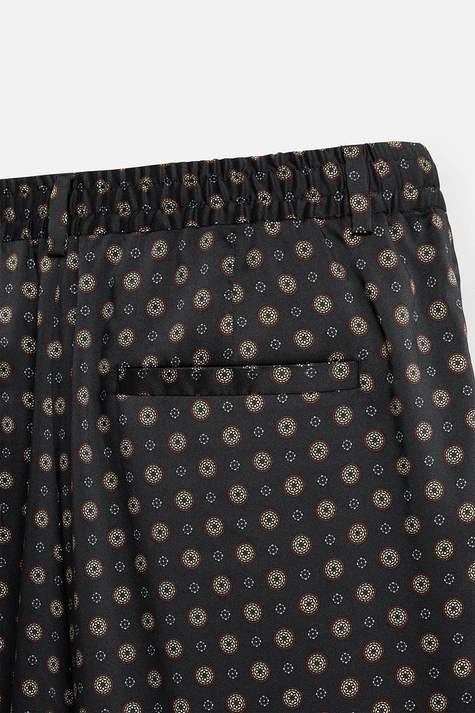 LIMITED EDITION GEOMETRIC PRINT PANTS