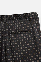 LIMITED EDITION GEOMETRIC PRINT PANTS