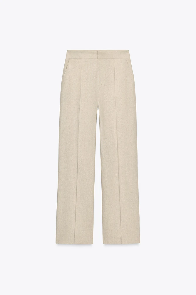PANTALON DROIT EN LIN
