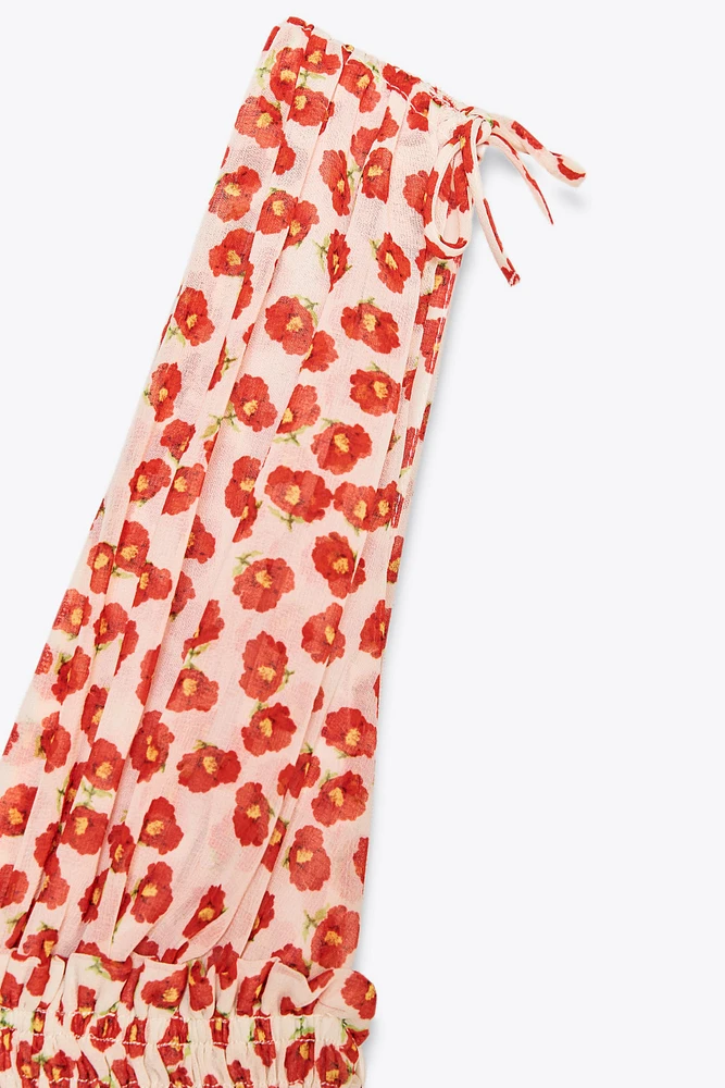 SHORT PRINTED DRESS