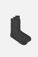 LOT DE 3 PAIRES CHAUSSETTES MERCERISÉES