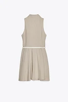 ROBE COURTE CEINTURE