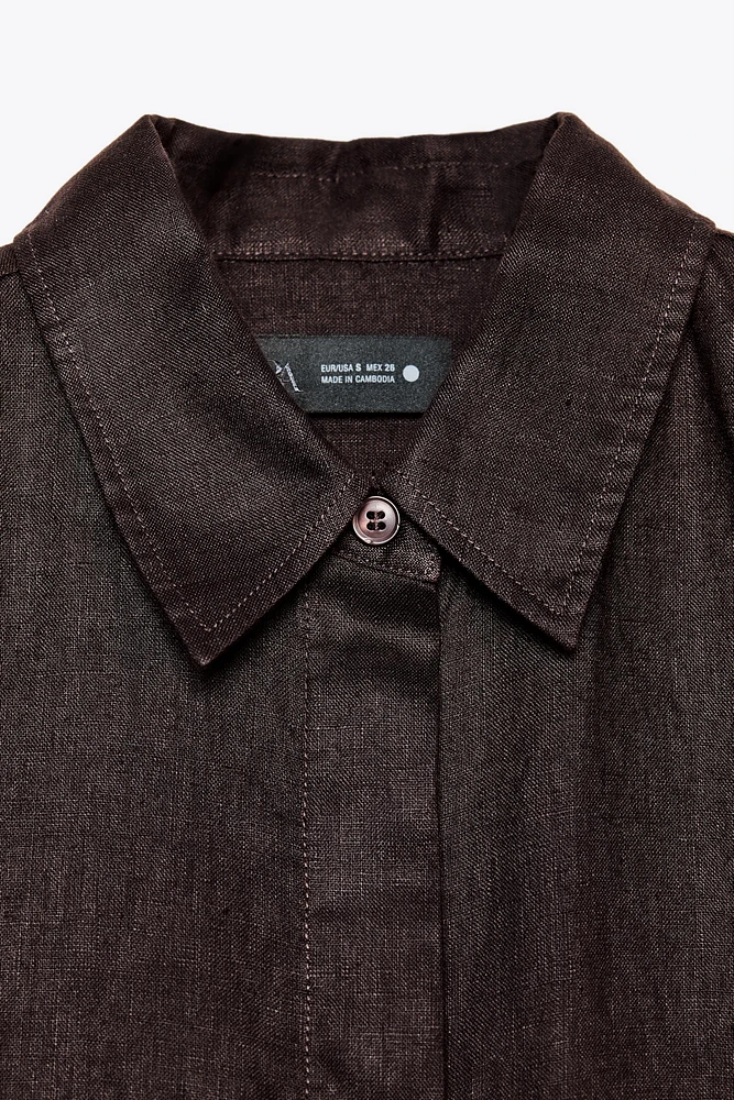 100% LINEN SHIRT ZW COLLECTION