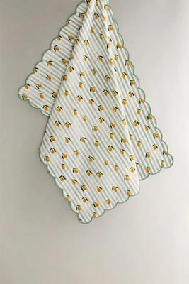 TORCHON CUISINE COTON CITRONS