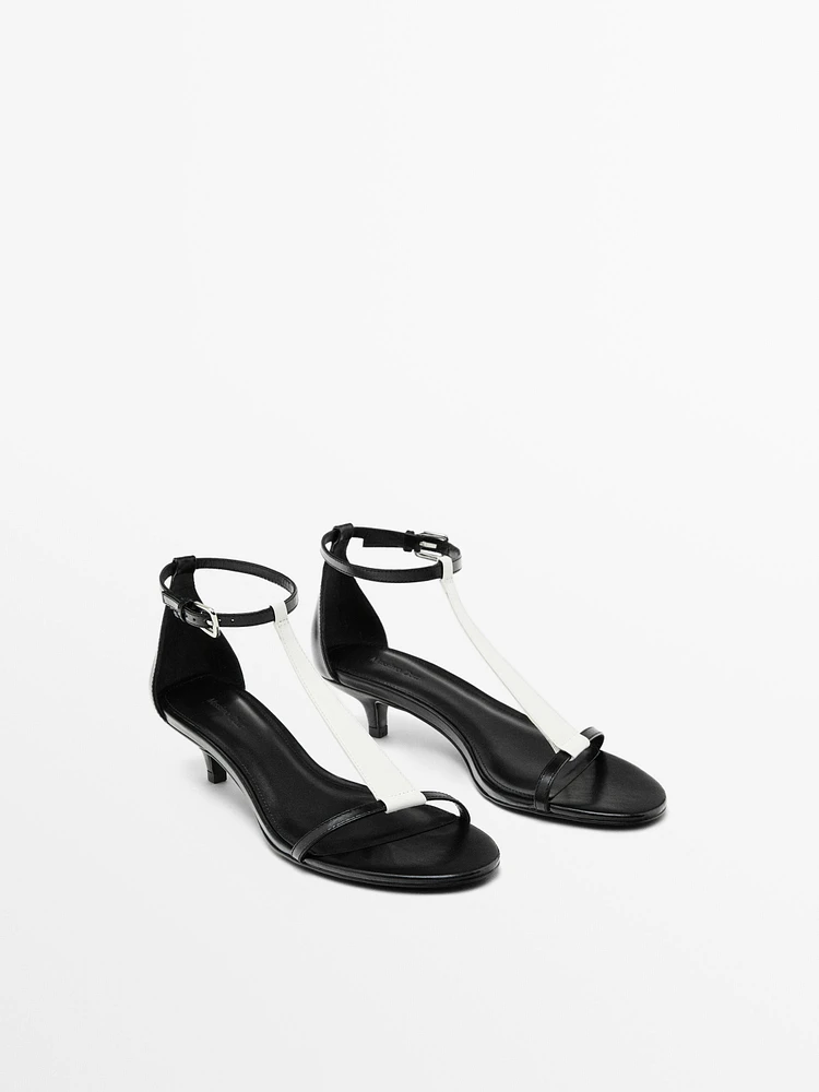Sandales bride talon