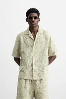 CHEMISE JACQUARD GÉOMÉTRIQUE