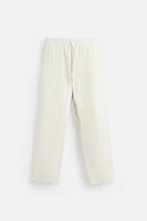 JACQUARD STRIPED PANTS
