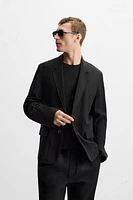 FLOWY WRINKLED EFFECT BLAZER