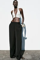 FLOWY WIDE LEG PANTS