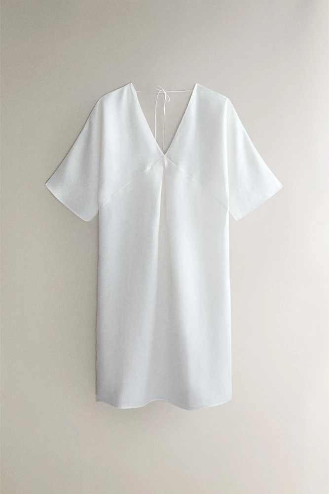 LINEN NIGHTGOWN