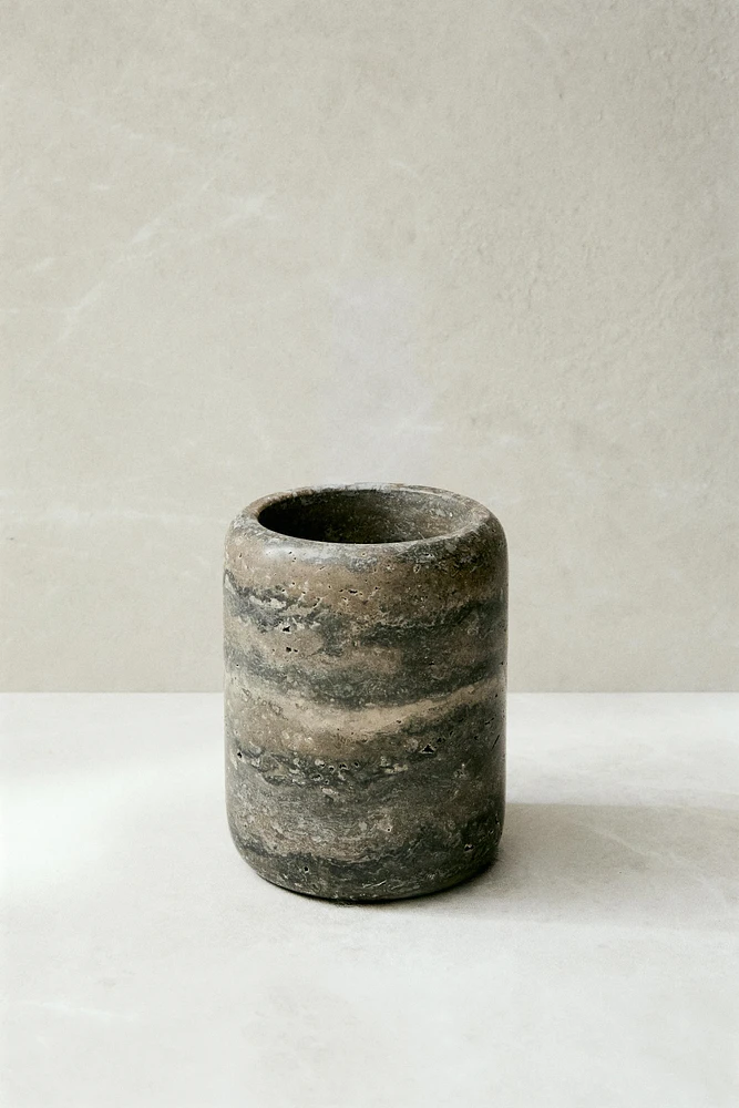 MARBLE TOOTHBRUSH HOLDER